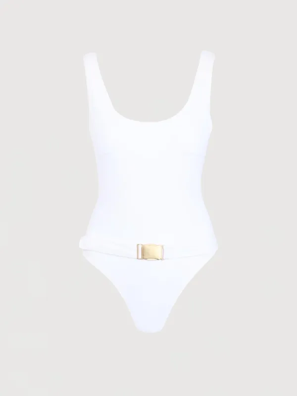 Gisele Swimsuit - White sold by Asta Resort
