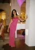 Natalia Dress - Magenta Jersey sold by Asta Resort