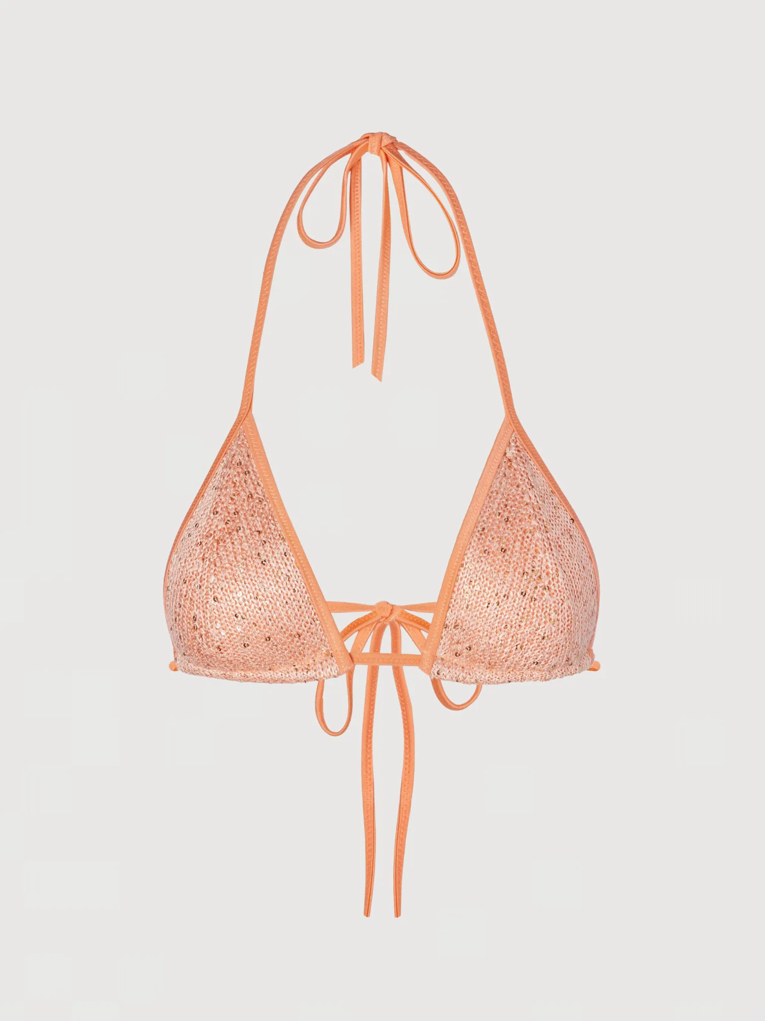 Lio Bikini Top - Apricot Sequin sold by Asta Resort