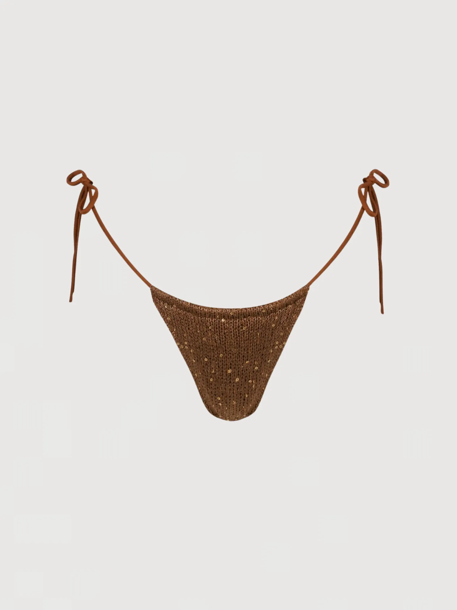 Lio Bikini Bottom - Cocoa Sequin sold by Asta Resort