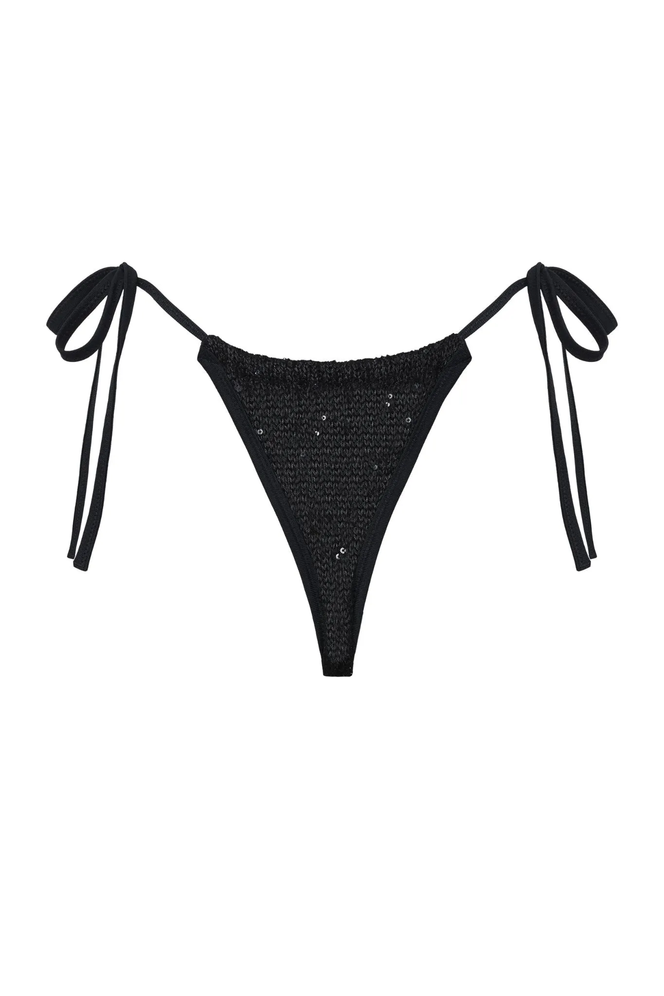 Lio Bikini Bottom - Black Sequin sold by Asta Resort product image thumbnail 3