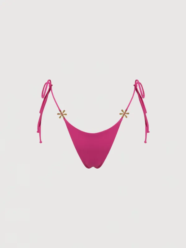 Juliana Bikini Bottom - Magenta sold by Asta Resort