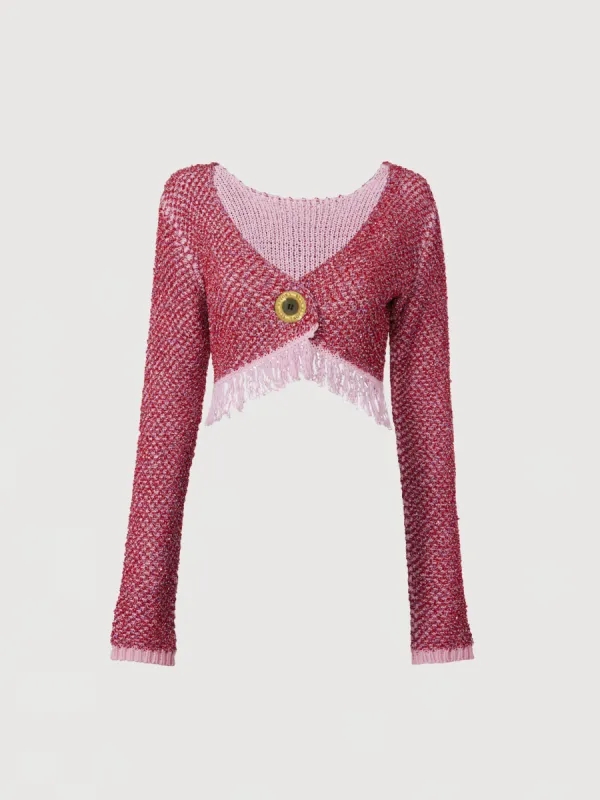 Grace Sequined Cardigan - Rosetta sold by Asta Resort