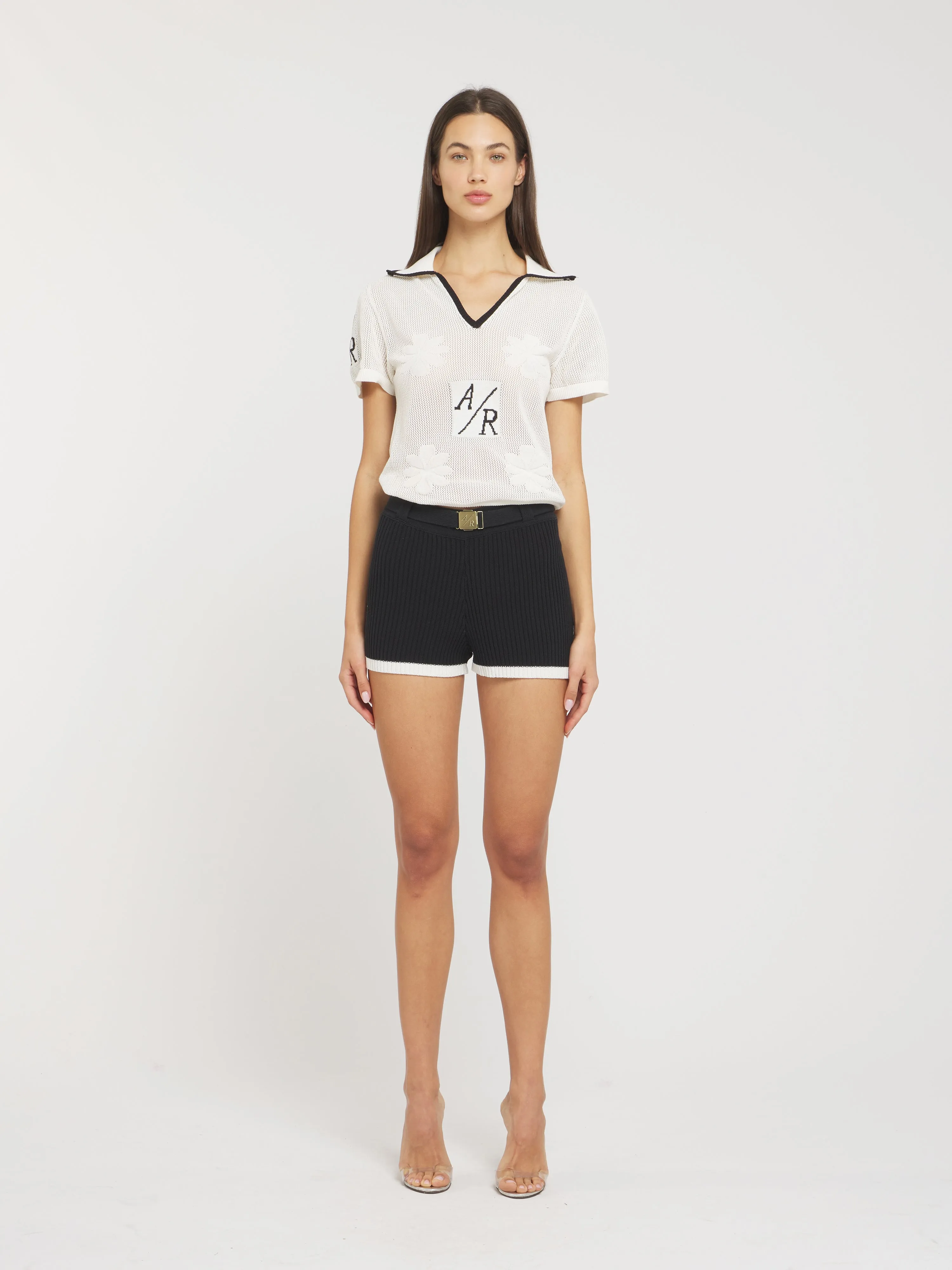 Francie Belted Short - Black sold by Asta Resort product image thumbnail 2