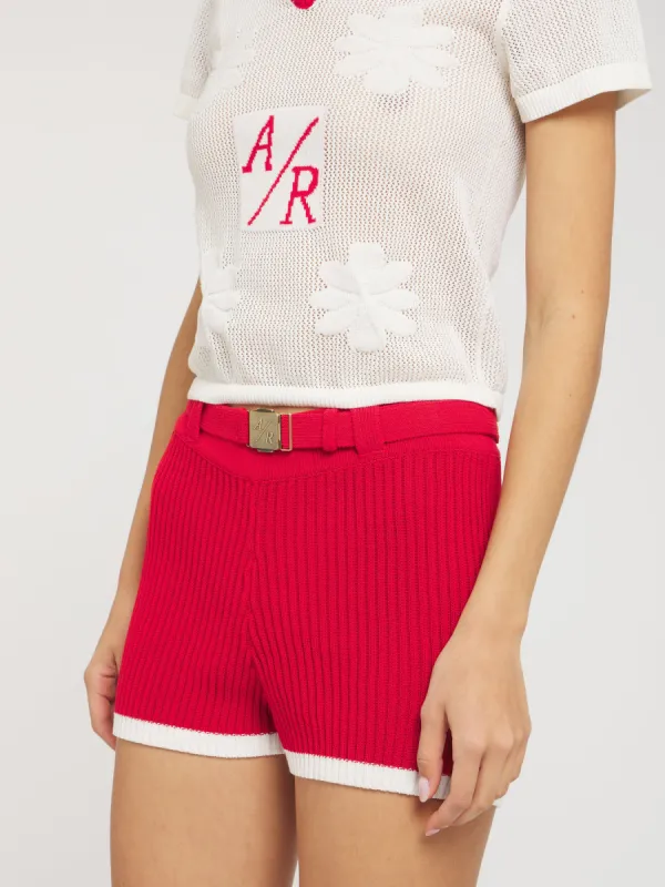 Francie Belted Short - Rossa sold by Asta Resort