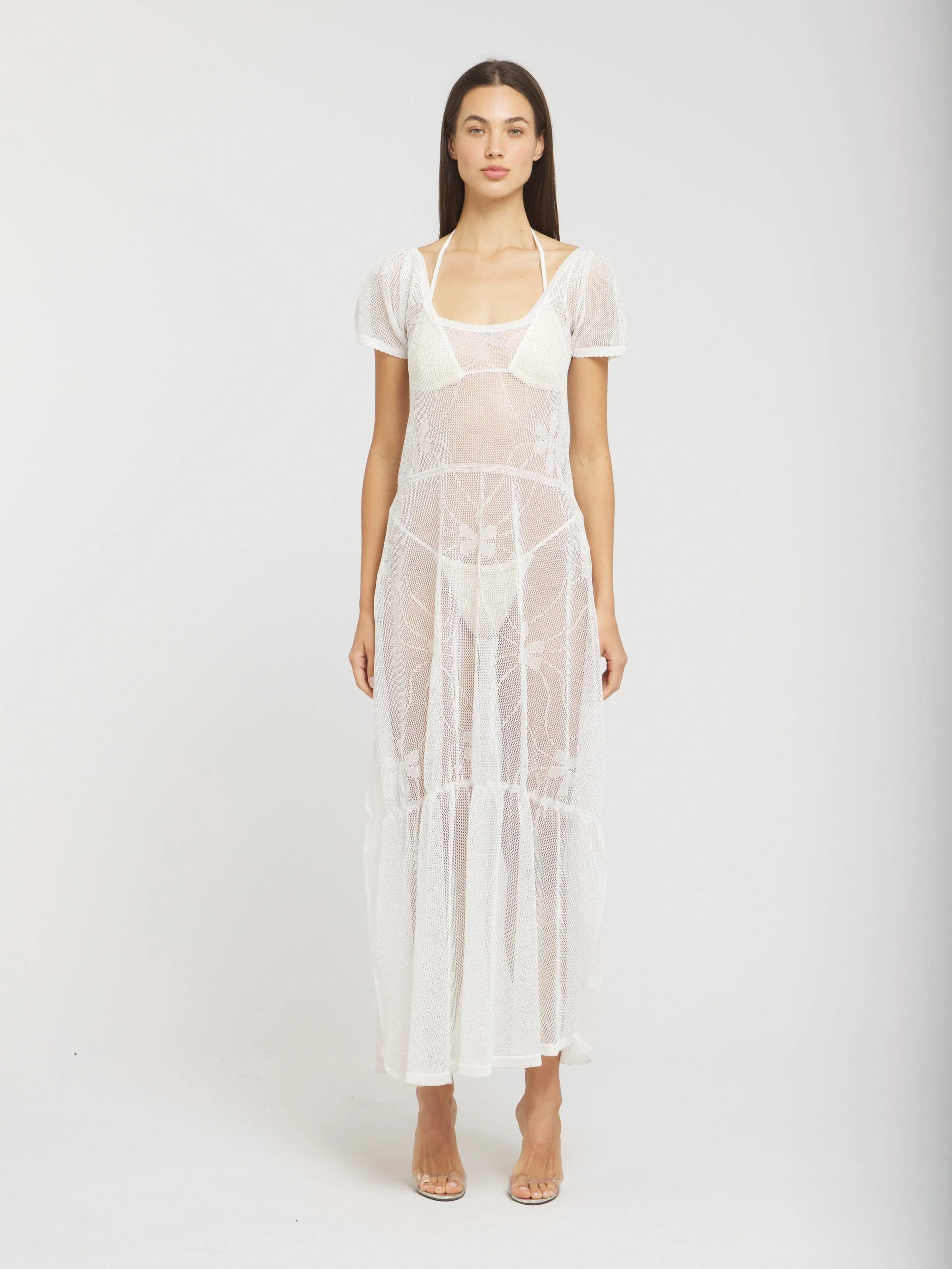 Charlotte Dress - White sold by Asta Resort