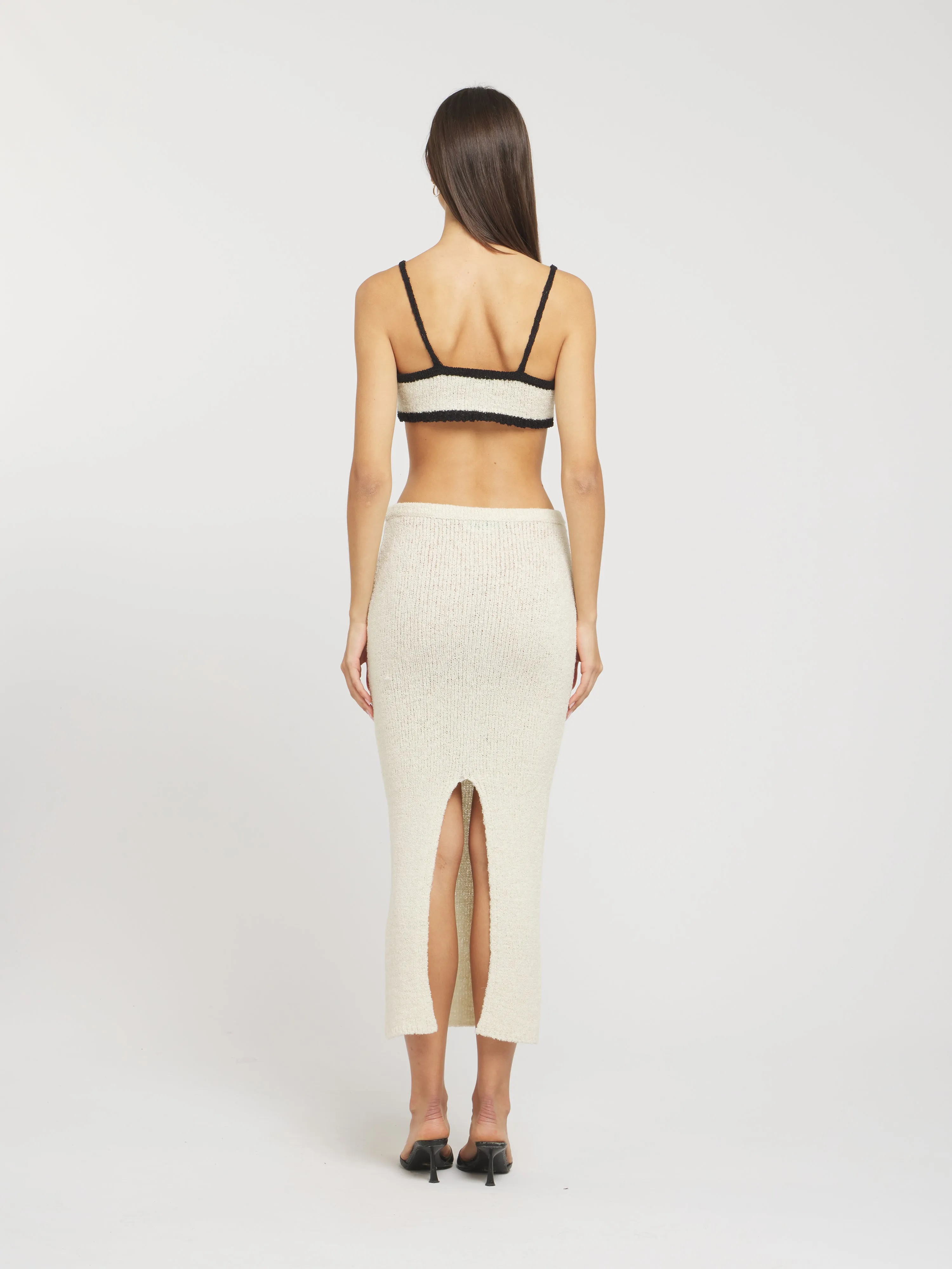 Camilla Bralette in Merino Alpaca - Ivory sold by Asta Resort product image thumbnail 3