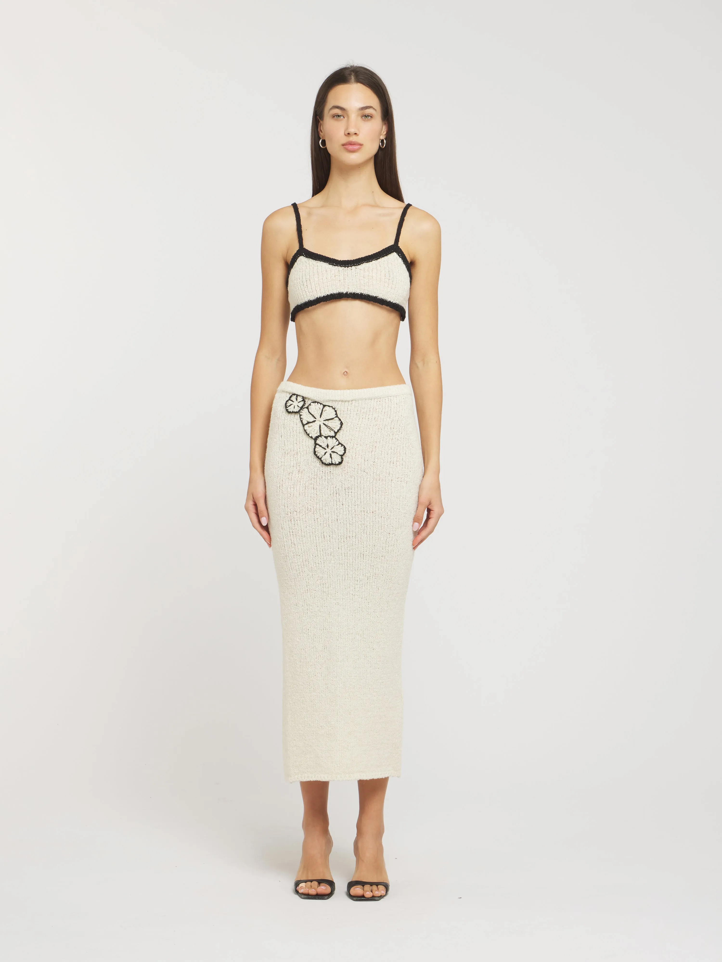 Camilla Bralette in Merino Alpaca - Ivory sold by Asta Resort product image thumbnail 2