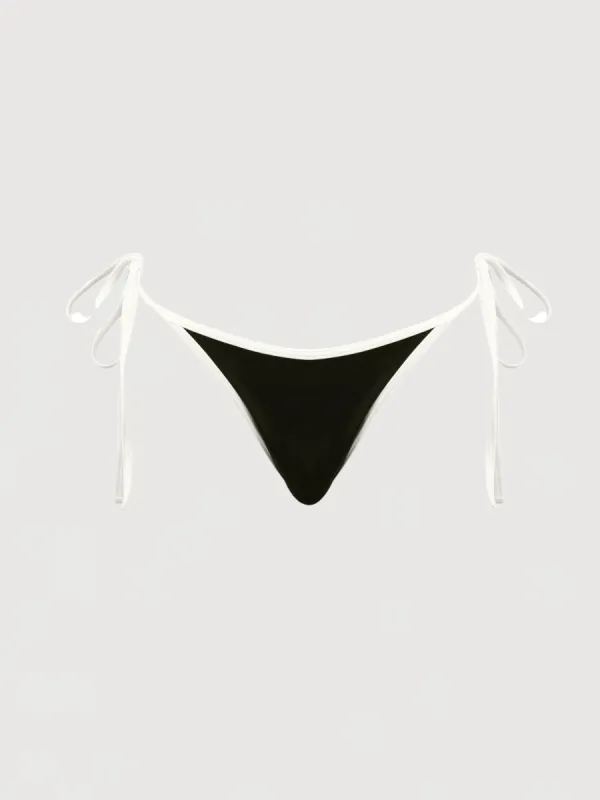 Ava Bikini Bottom- Black sold by Asta Resort
