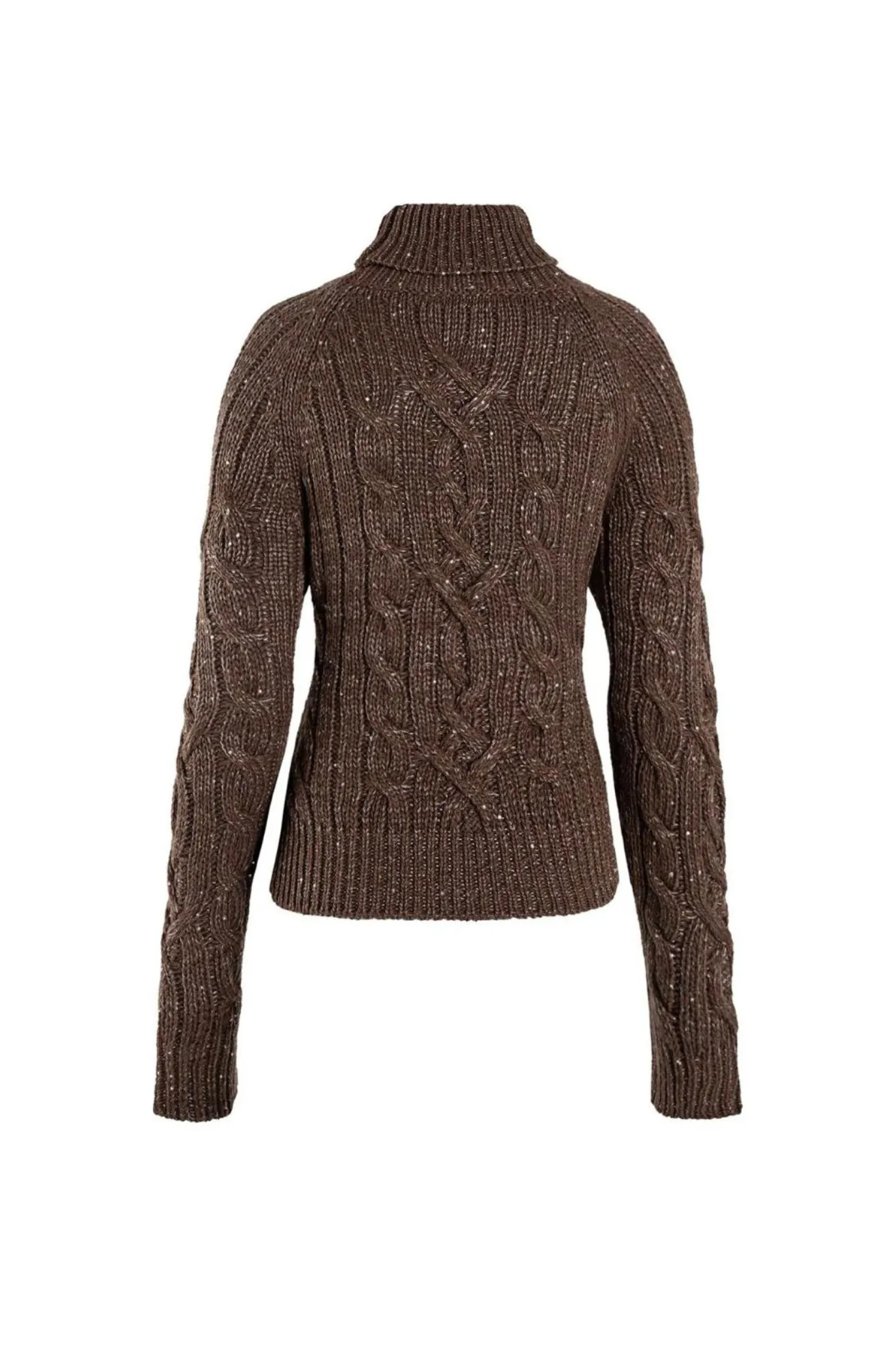 Elsa Cable Knit Sweater - Tobacco Sequin sold by Asta Resort product image thumbnail 5