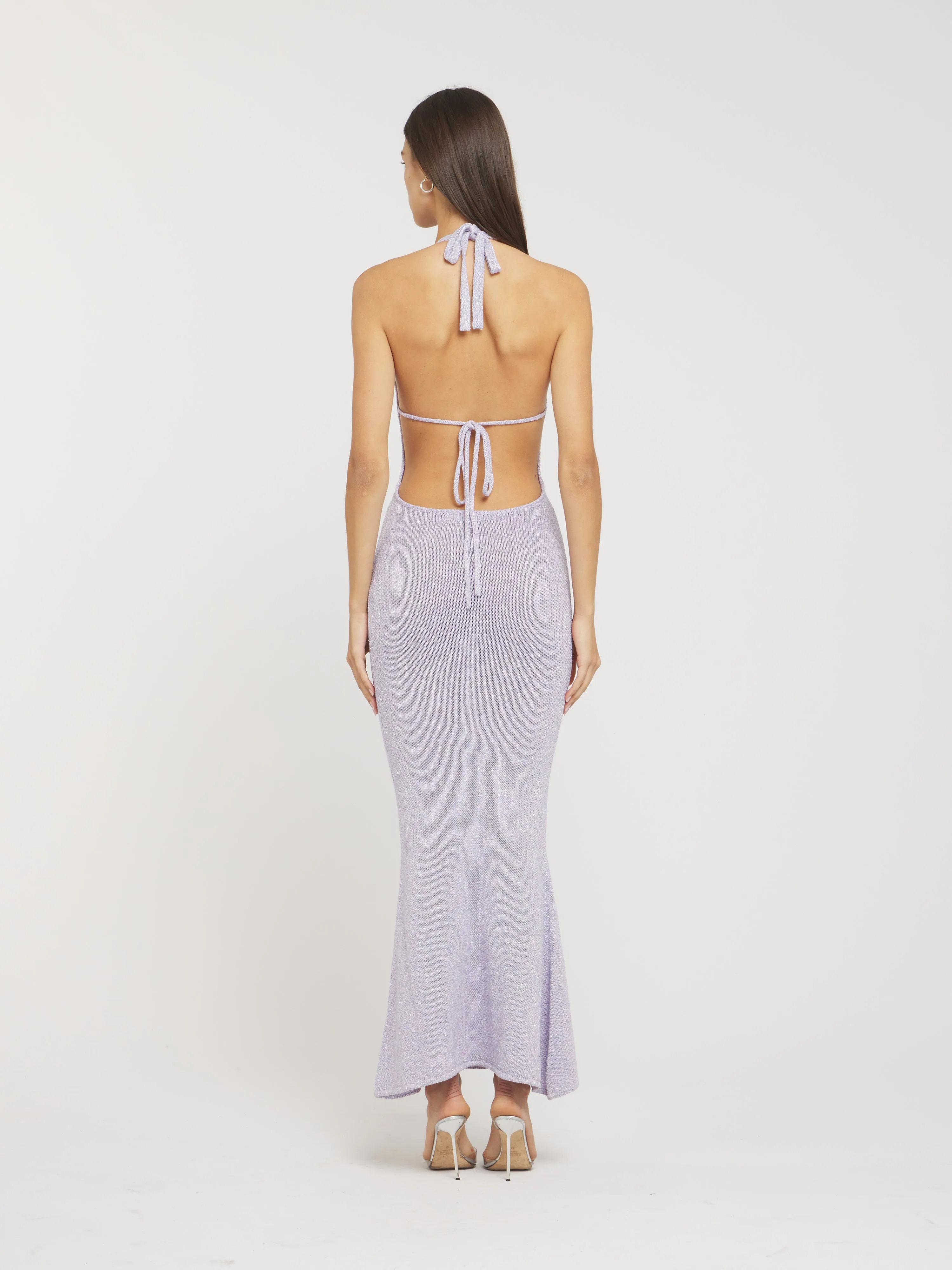 Daphne Dress - Lavender Sequin sold by Asta Resort product image thumbnail 2
