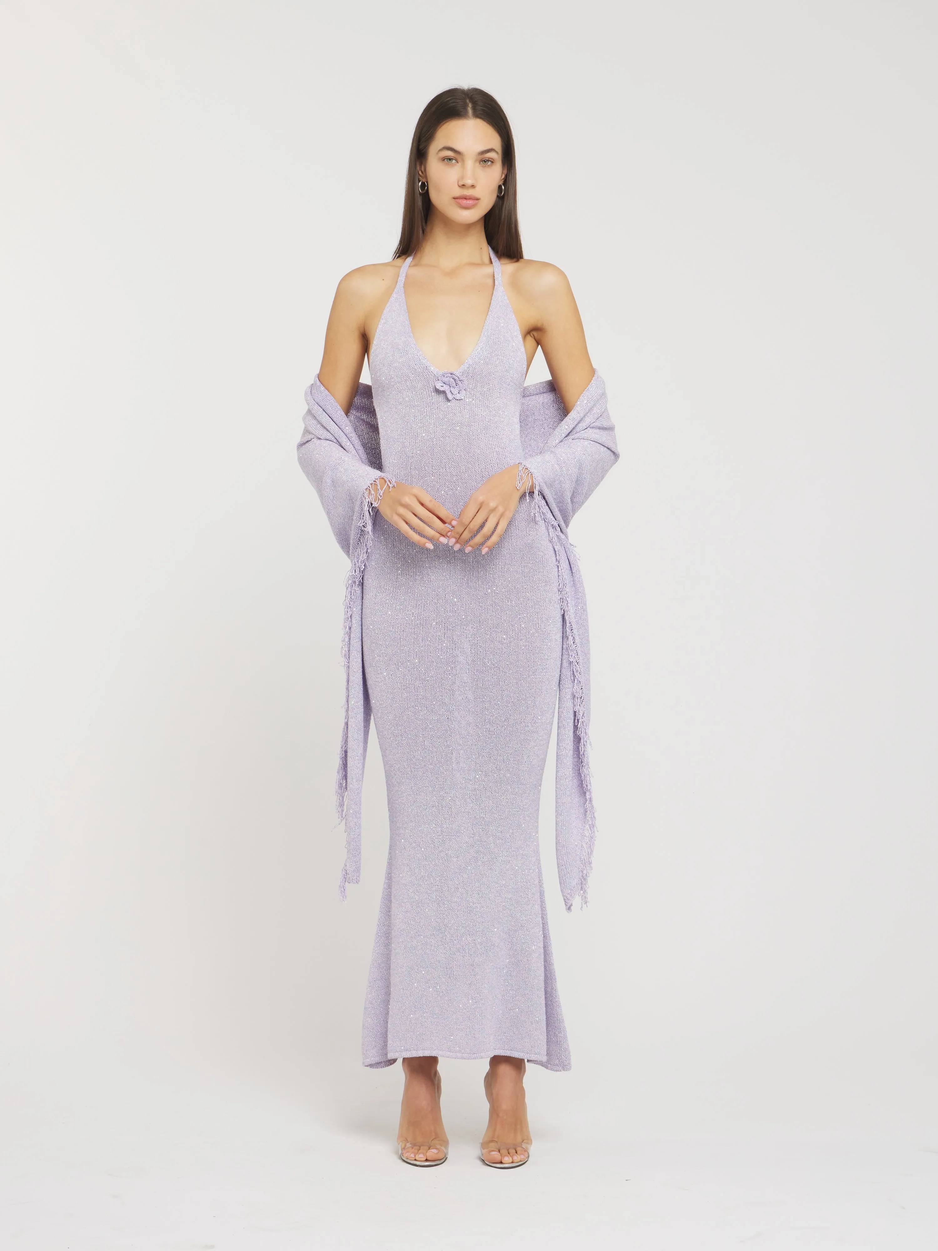 Daphne Dress - Lavender Sequin sold by Asta Resort product image thumbnail 4