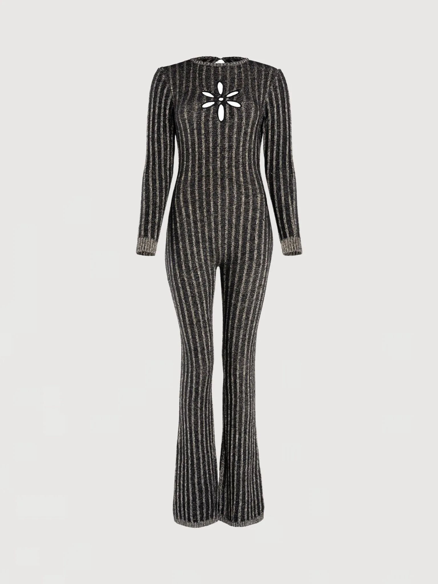 Gigi Jumpsuit - Black/Gold Shimmer sold by Asta Resort product image thumbnail 5
