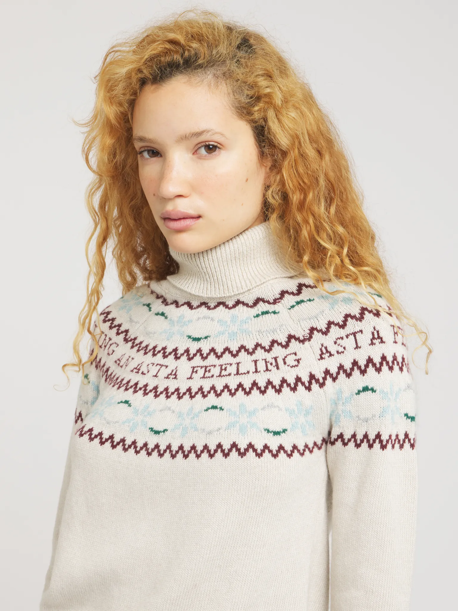 Jemima Sweater - Ecru sold by Asta Resort