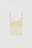 Carolina Camisole - Ivory Sequin sold by Asta Resort