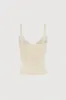 Carolina Camisole - Ivory Sequin sold by Asta Resort