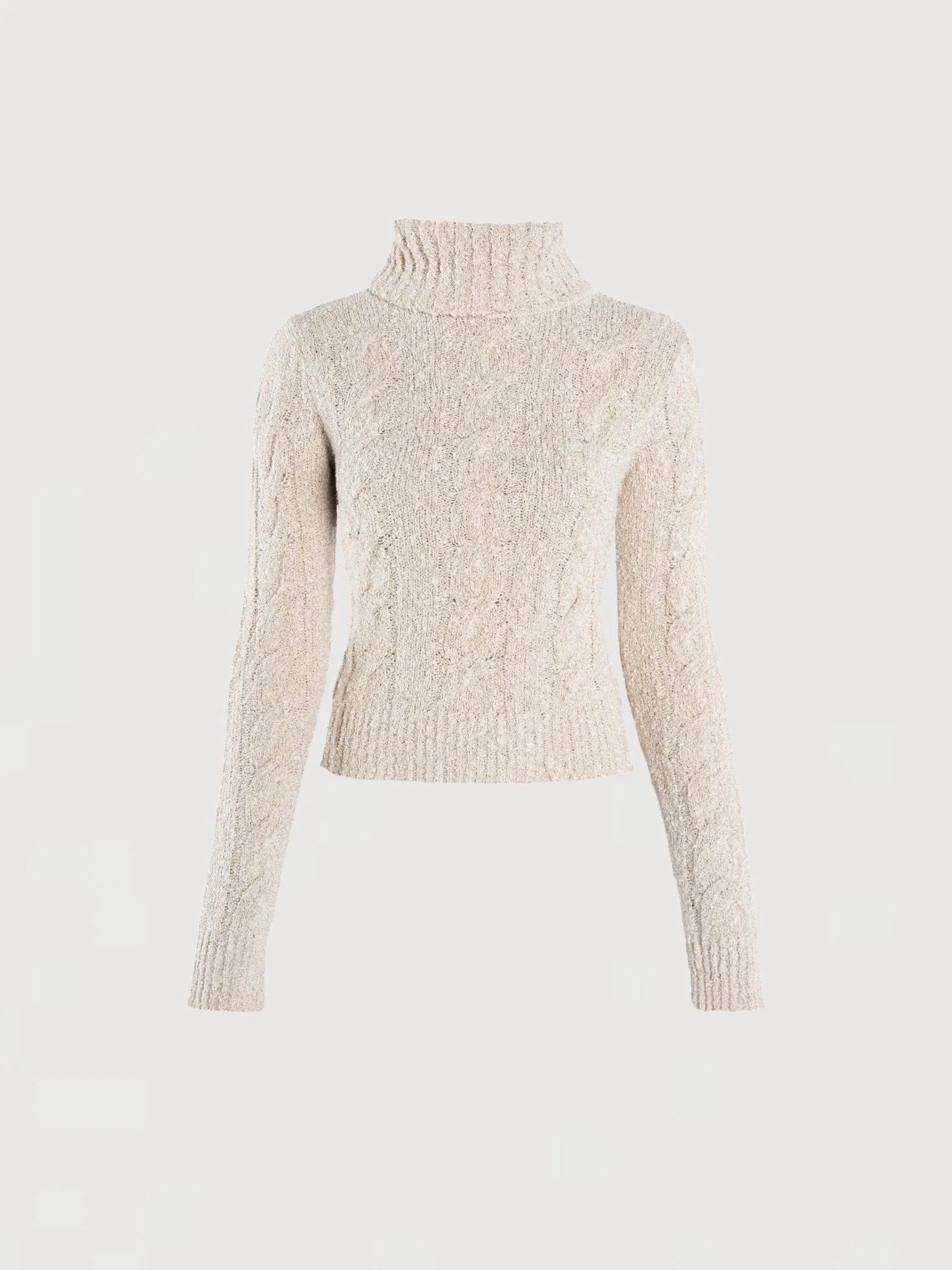 Angelina Cable Knit Sweater - Snow sold by Asta Resort product image thumbnail 3