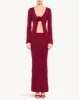Rosie Cropped Cardigan - Wine Sequin sold by Asta Resort
