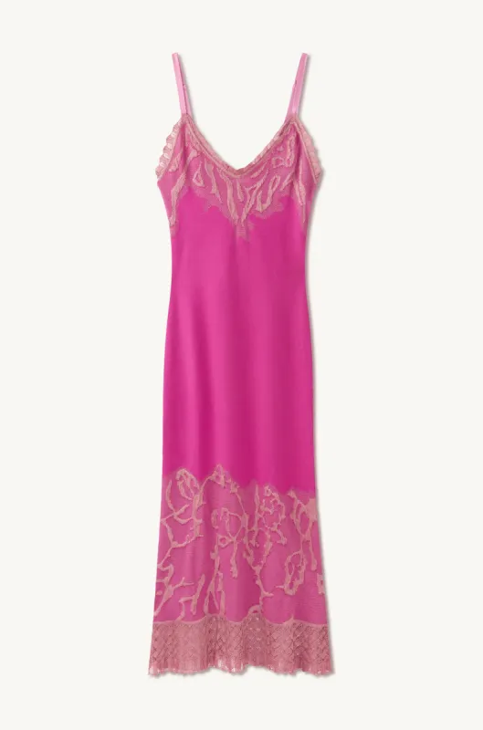 Adele Midi Dress - Dark Rose sold by Asta Resort