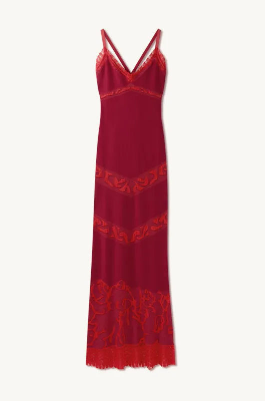 Genevieve Dress - Wine sold by Asta Resort