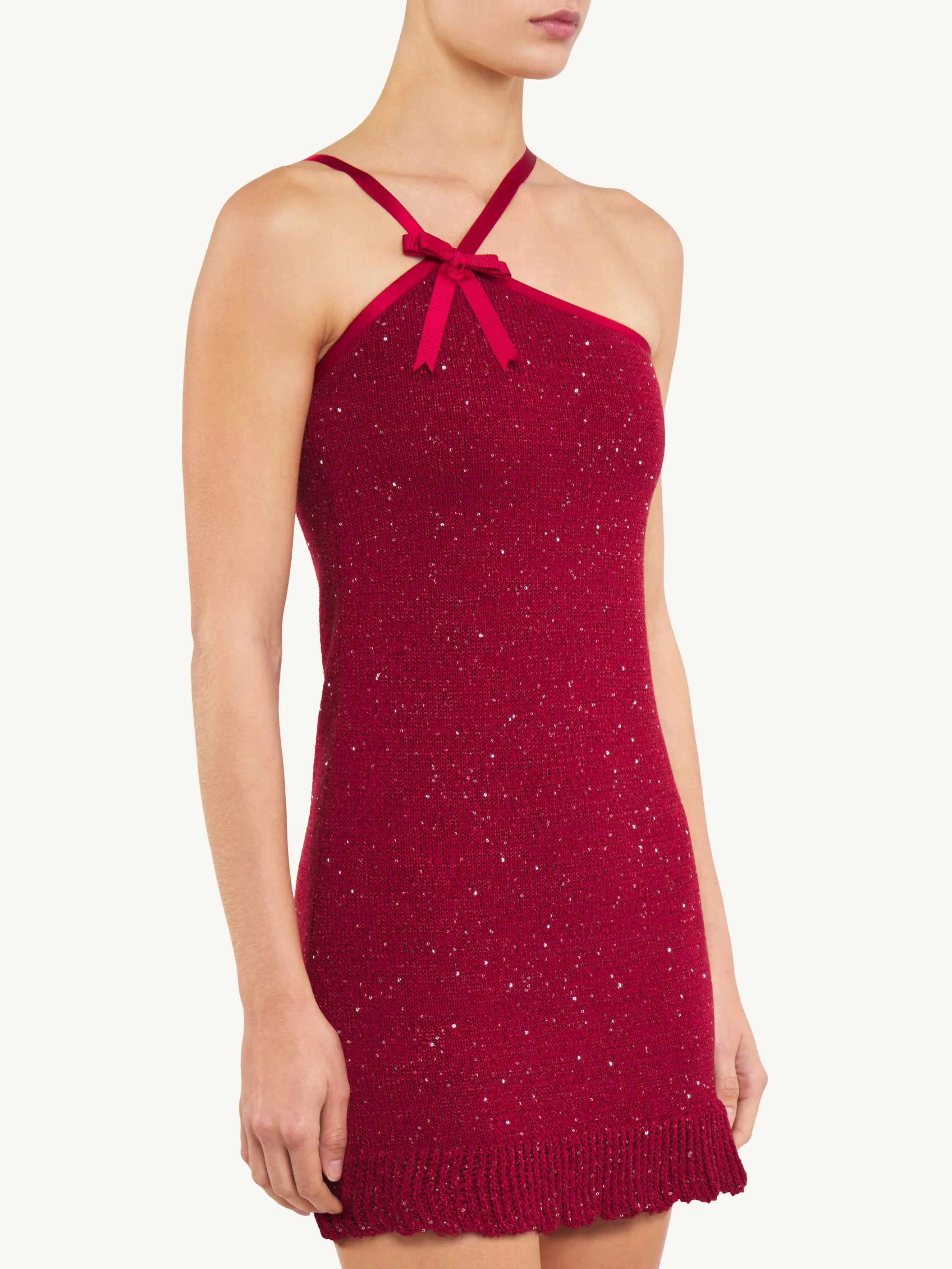 Aimee Mini Dress - Wine Sequin sold by Asta Resort product image thumbnail 3