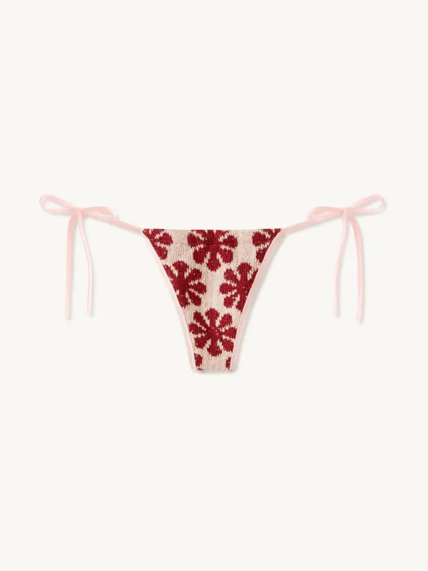Lio Bikini Bottom - Pink Delilah Sequin sold by Asta Resort