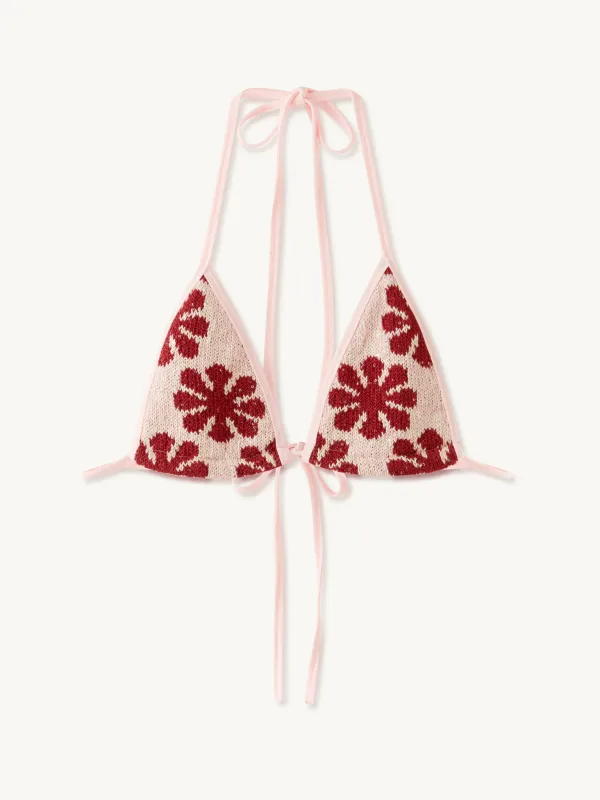 Lio Bikini Top - Pink Delilah Sequin sold by Asta Resort