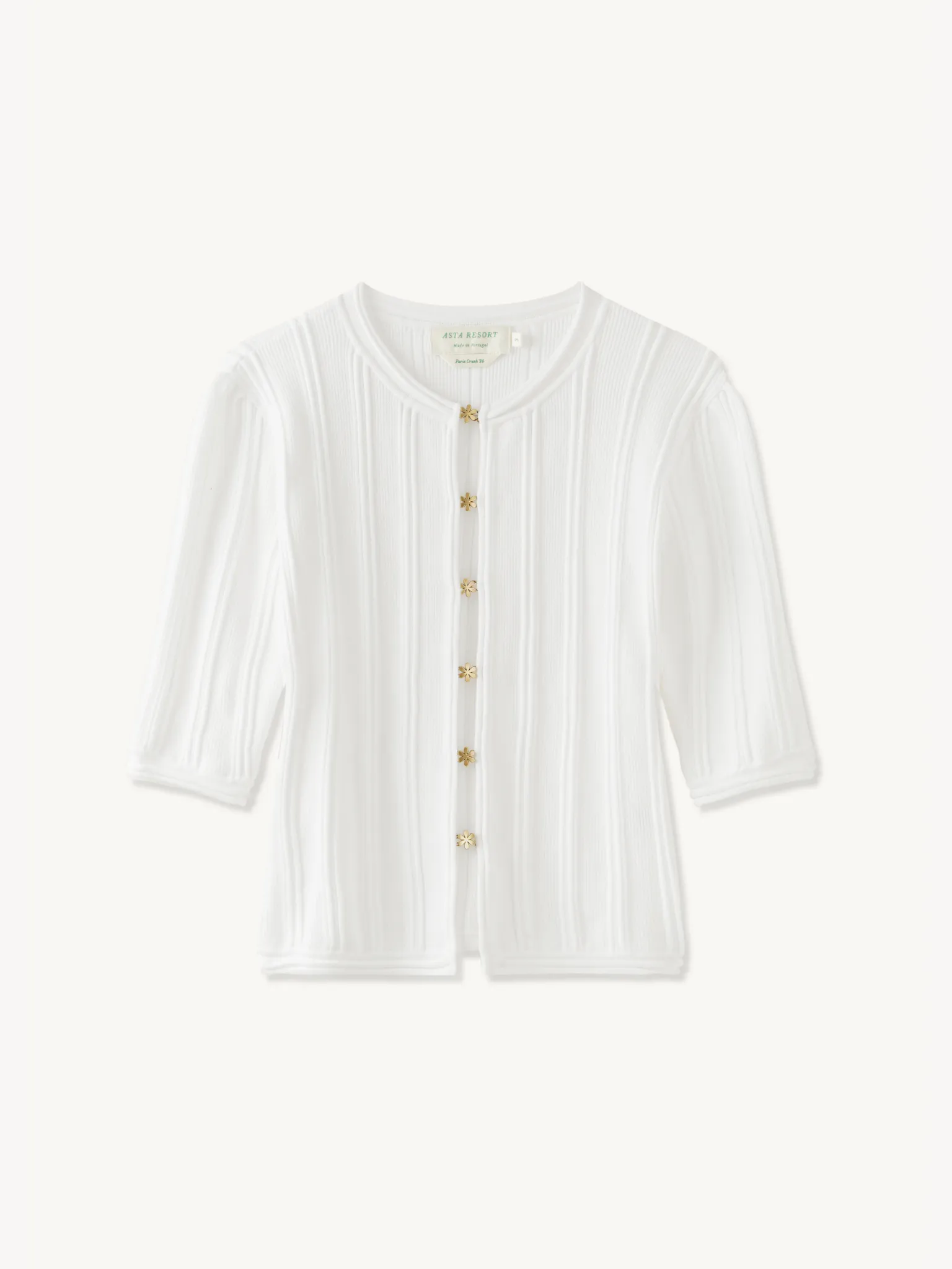 Delilah Cardigan - Ivory sold by Asta Resort