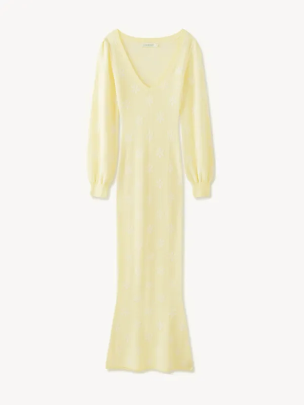 Lorena Dress - Butter Creme made by Asta Resort