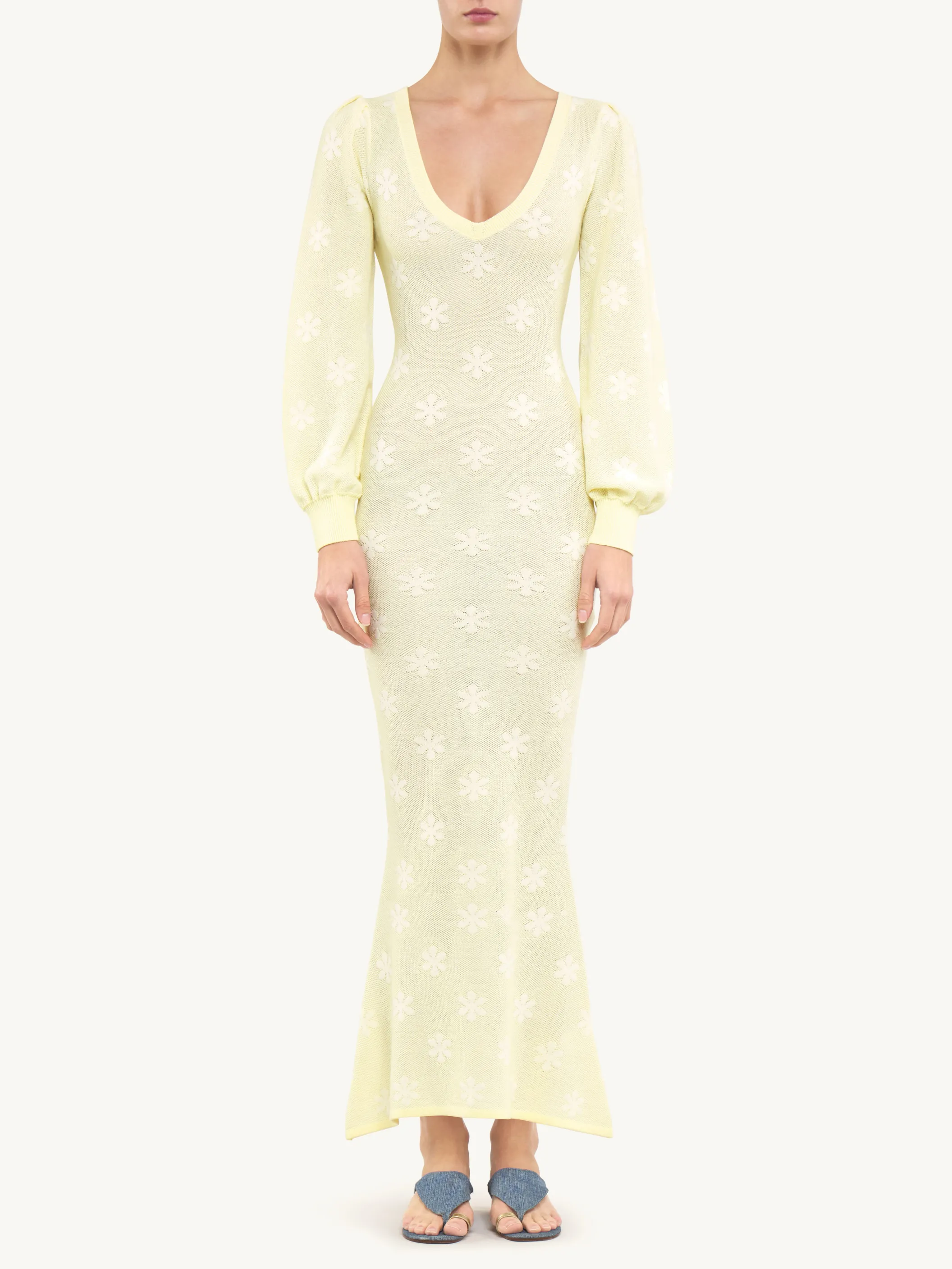 Lorena Dress - Butter Creme sold by Asta Resort product image thumbnail 2