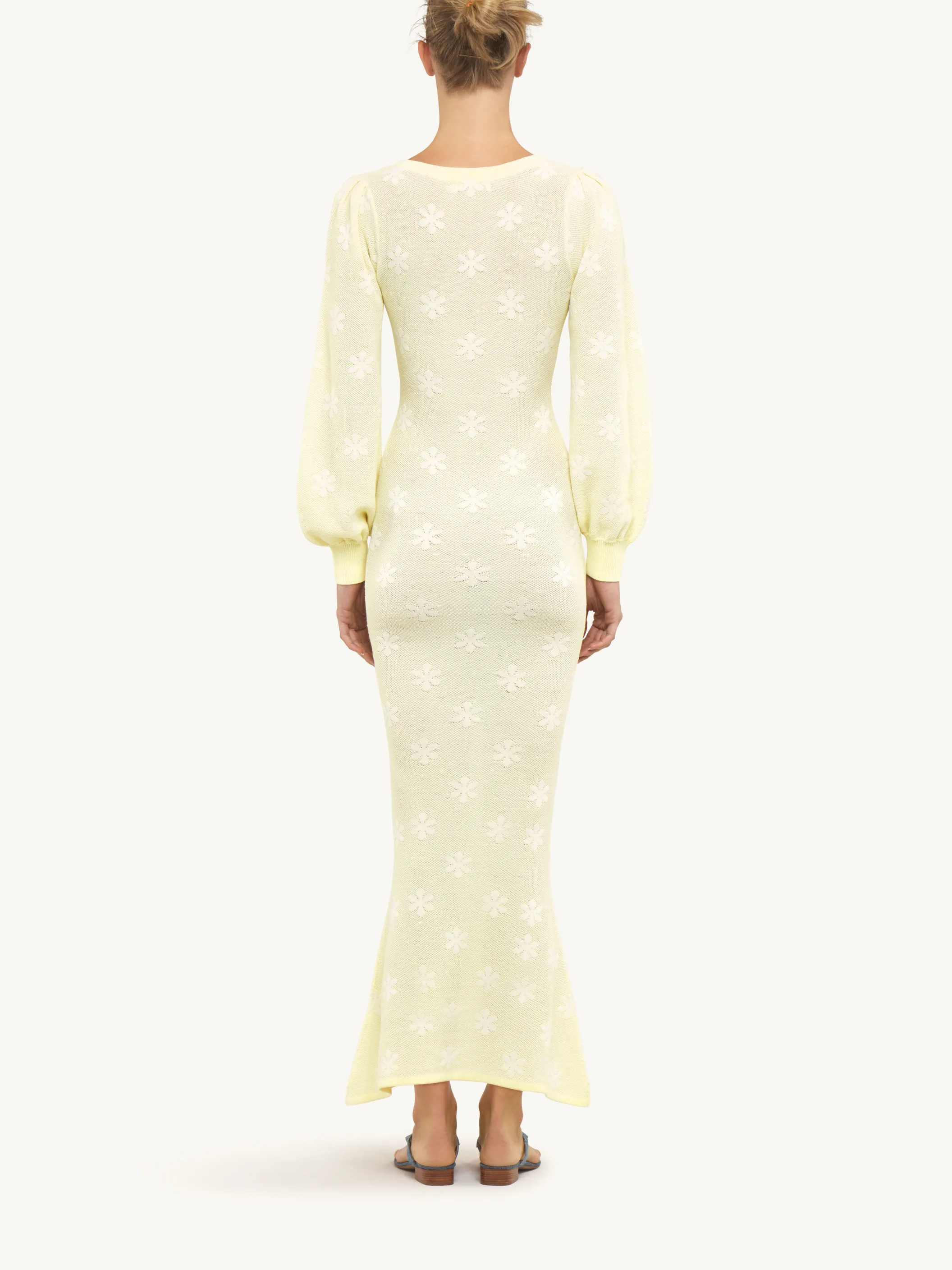 Lorena Dress - Butter Creme sold by Asta Resort product image thumbnail 5