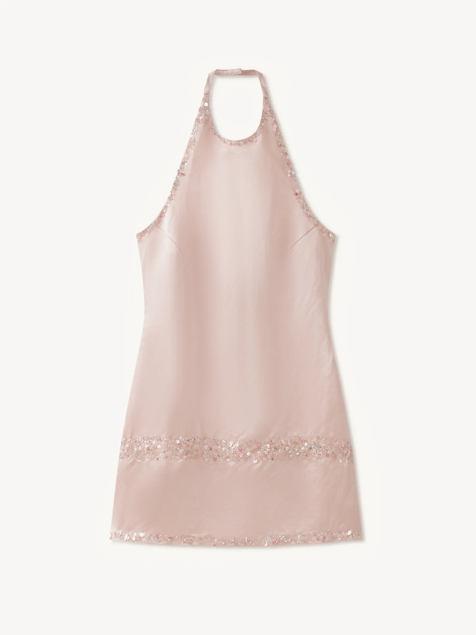 Marina Hand Beaded Mini Dress - Bon Bon Pink sold by Asta Resort