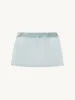 Marina Hand Beaded Mini Skirt - Ice Blue sold by Asta Resort