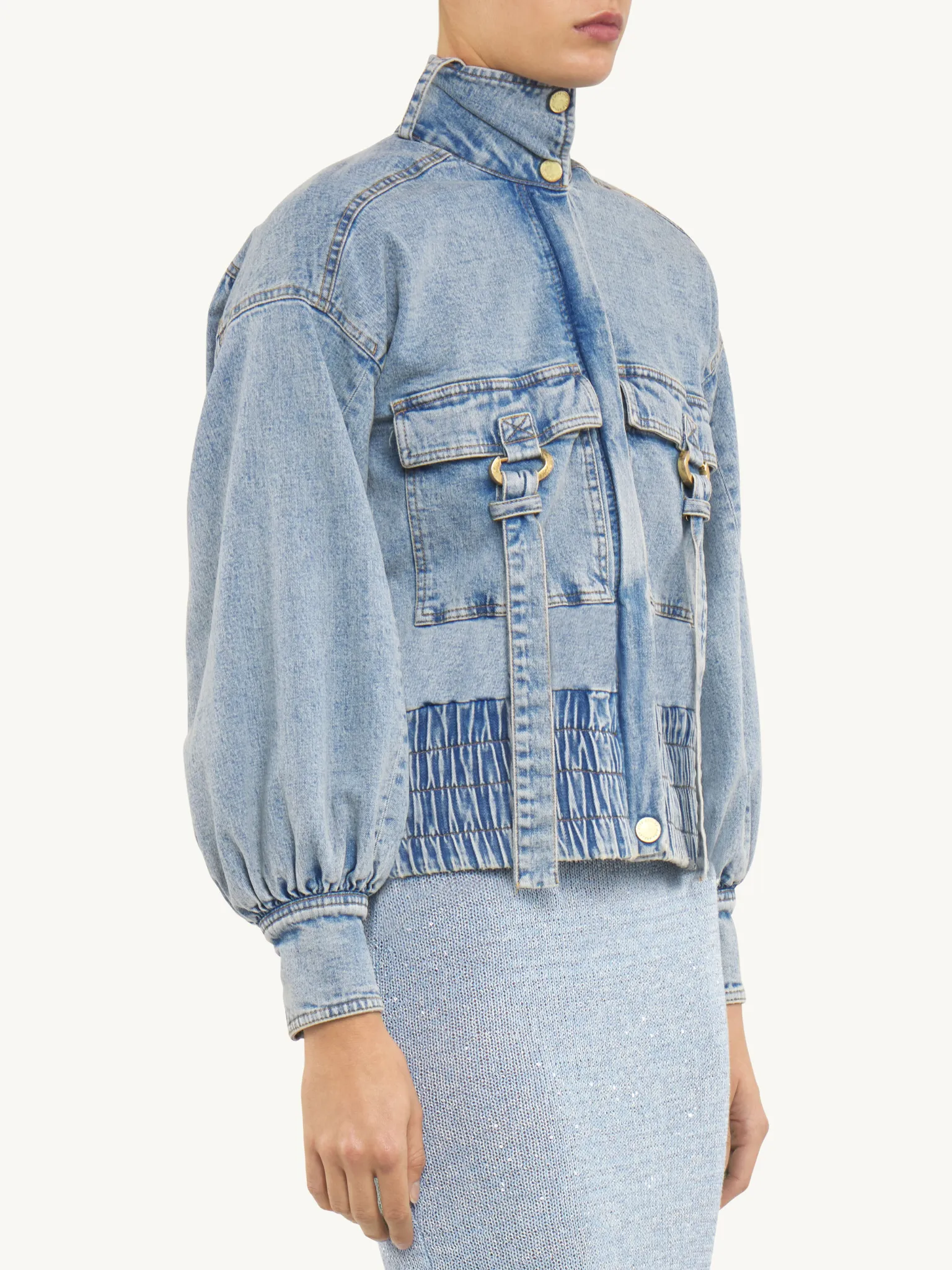 Diana Denim Parker Jacket - Light Wash sold by Asta Resort product image thumbnail 3