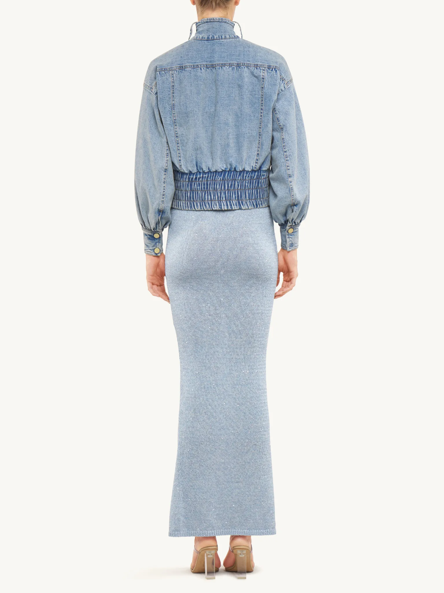 Diana Denim Parker Jacket - Light Wash sold by Asta Resort product image thumbnail 4