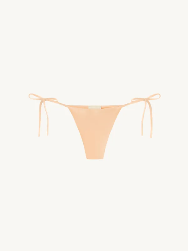 Mia String Bikini Bottom - Peach sold by Asta Resort