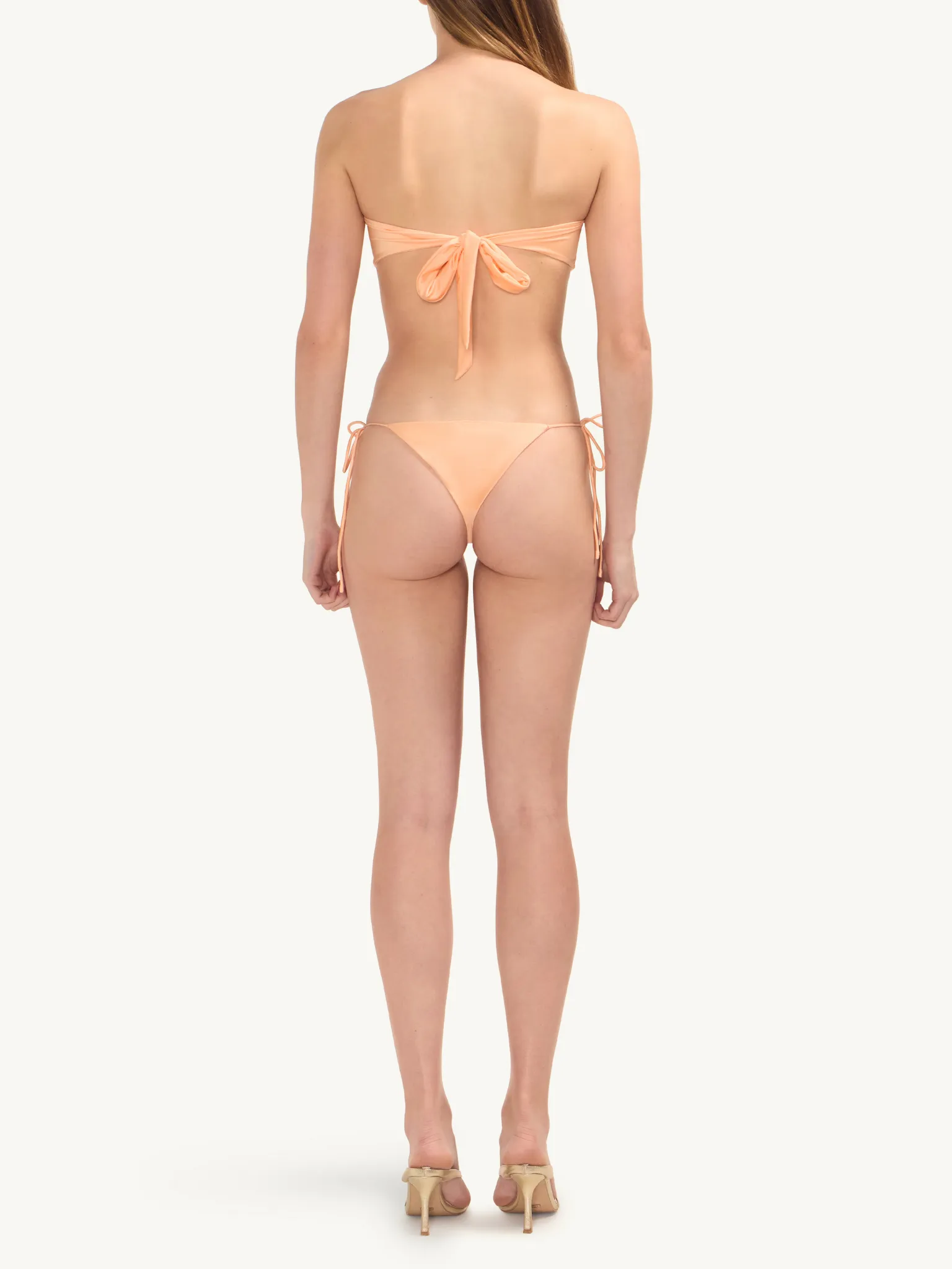 Mia String Bikini Bottom - Peach sold by Asta Resort product image thumbnail 3