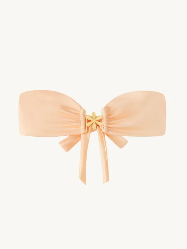 Mia Bikini Top - Peach sold by Asta Resort