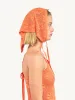 Bruna Crochet Bandana - Tangerine sold by Asta Resort