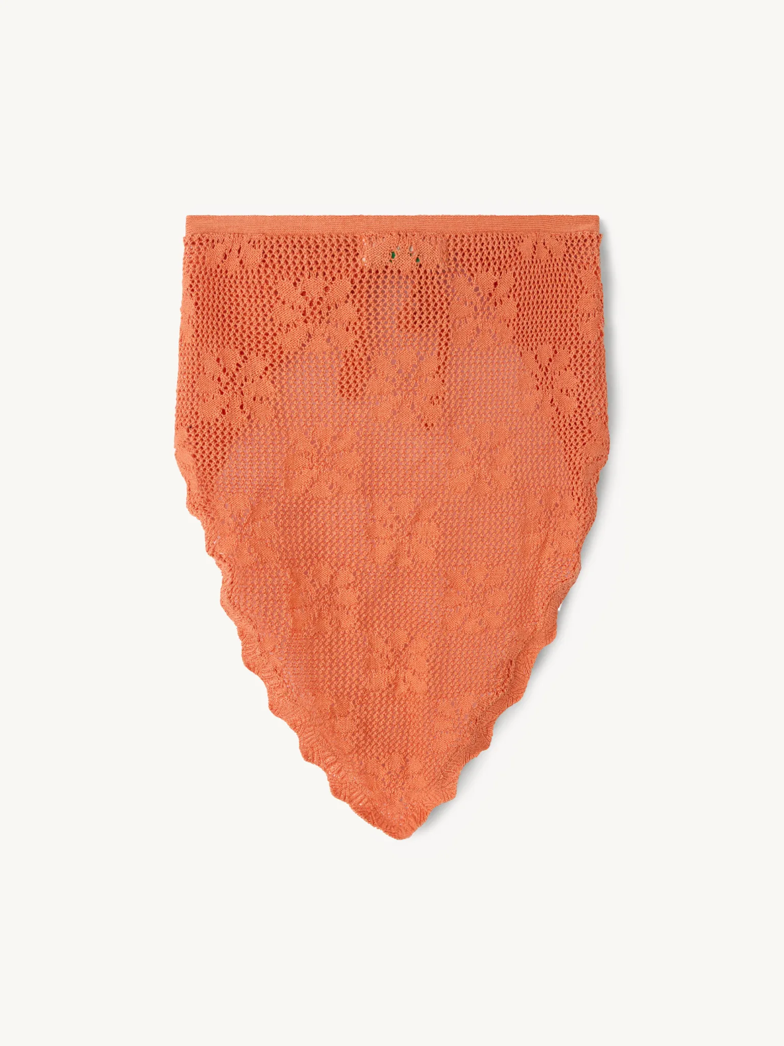 Bruna Crochet Bandana - Tangerine sold by Asta Resort