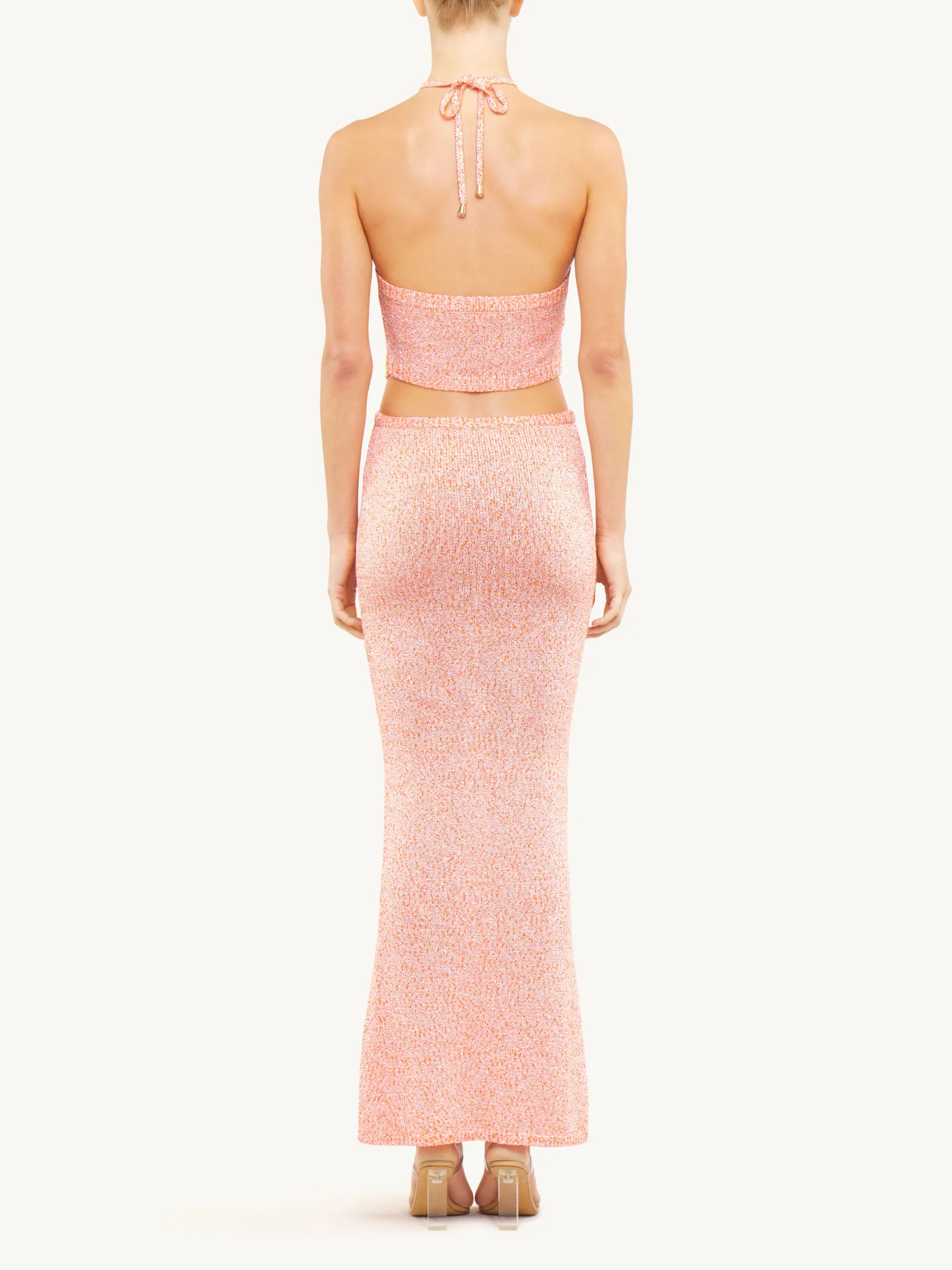 Carolina Skirt - Peach Sequin sold by Asta Resort product image thumbnail 2