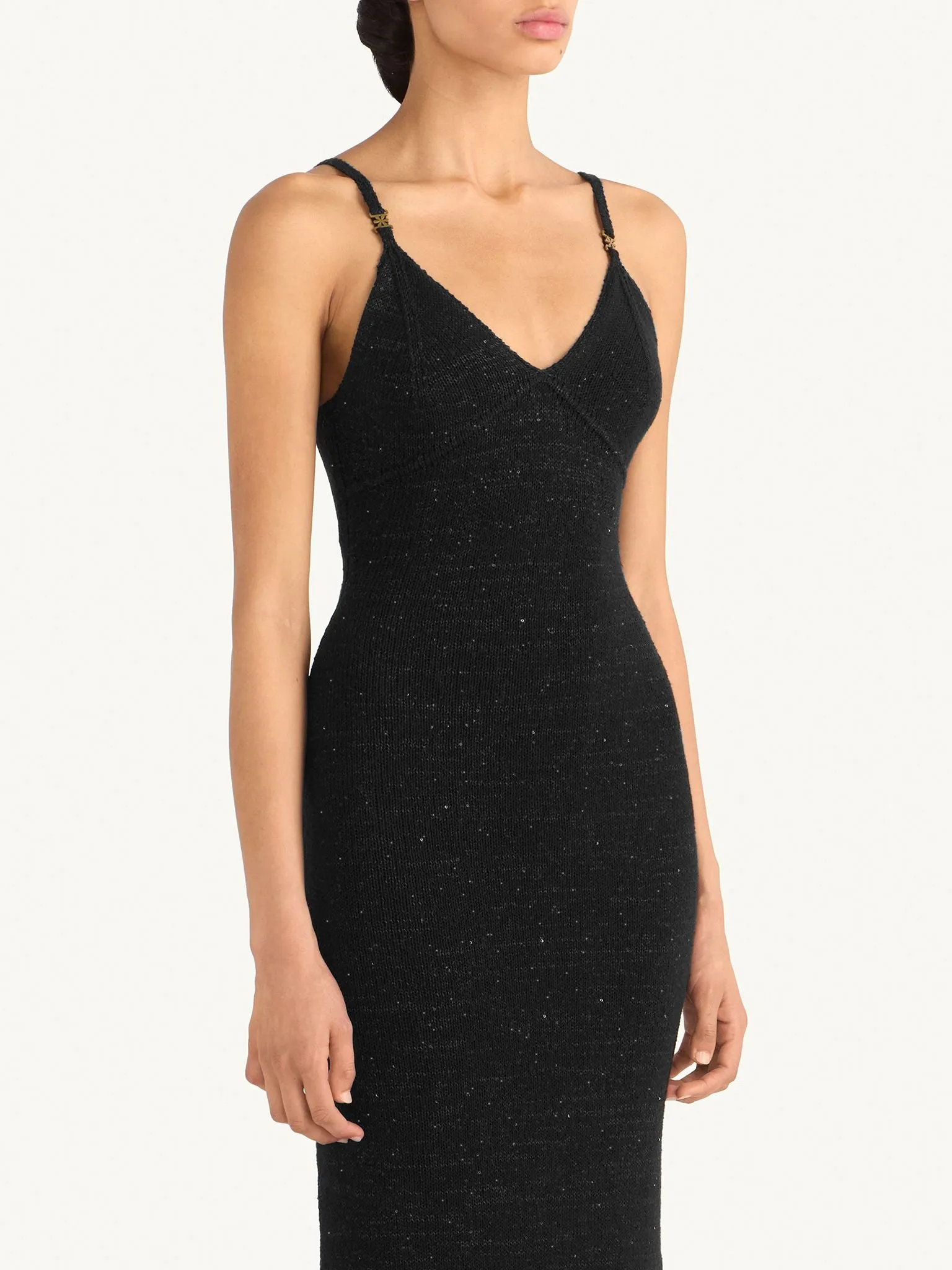 Delilah Dress - Black Sequin sold by Asta Resort product image thumbnail 3