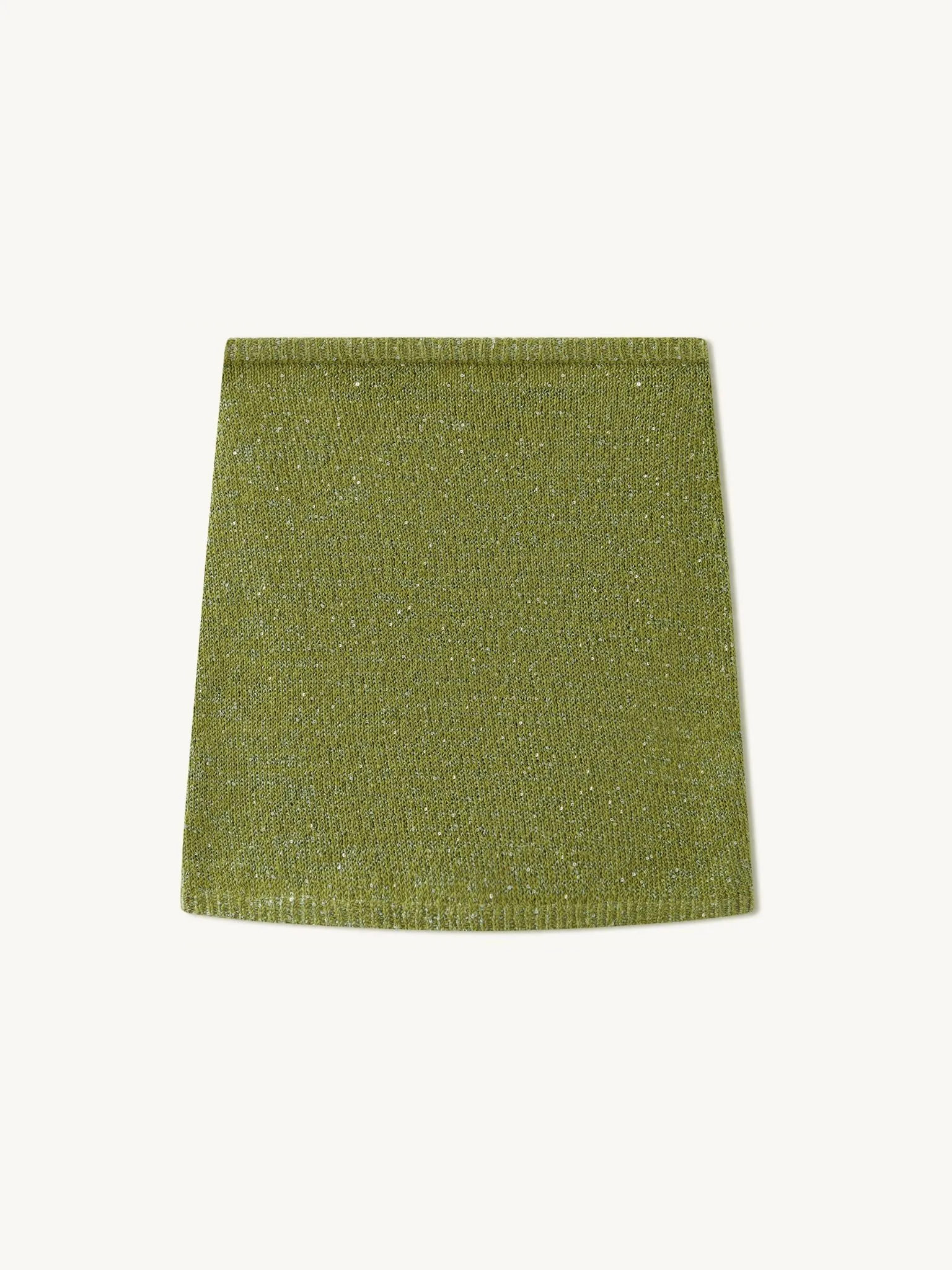 Ana Mini Skirt - Olive Oil Sequin sold by Asta Resort