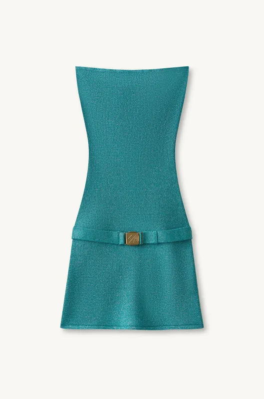 Gisele Mini Dress - Swimming Pool Blue sold by Asta Resort