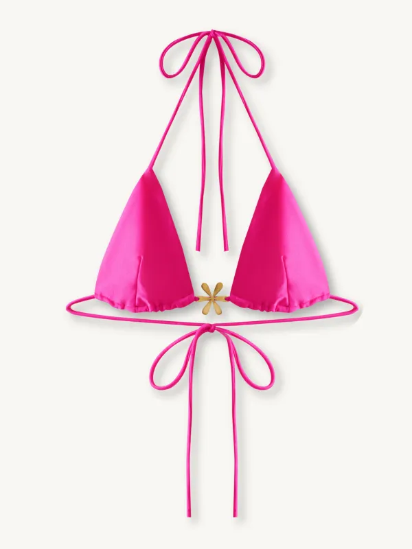 Juliana Bikini Top - Magenta sold by Asta Resort