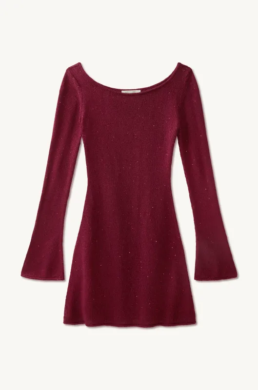 Maya Longsleeve Mini Dress - Port Sequin sold by Asta Resort