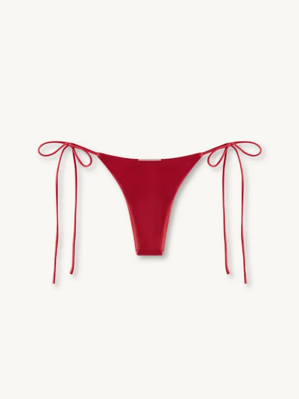 Mia String Bikini Bottom - Rossa sold by Asta Resort