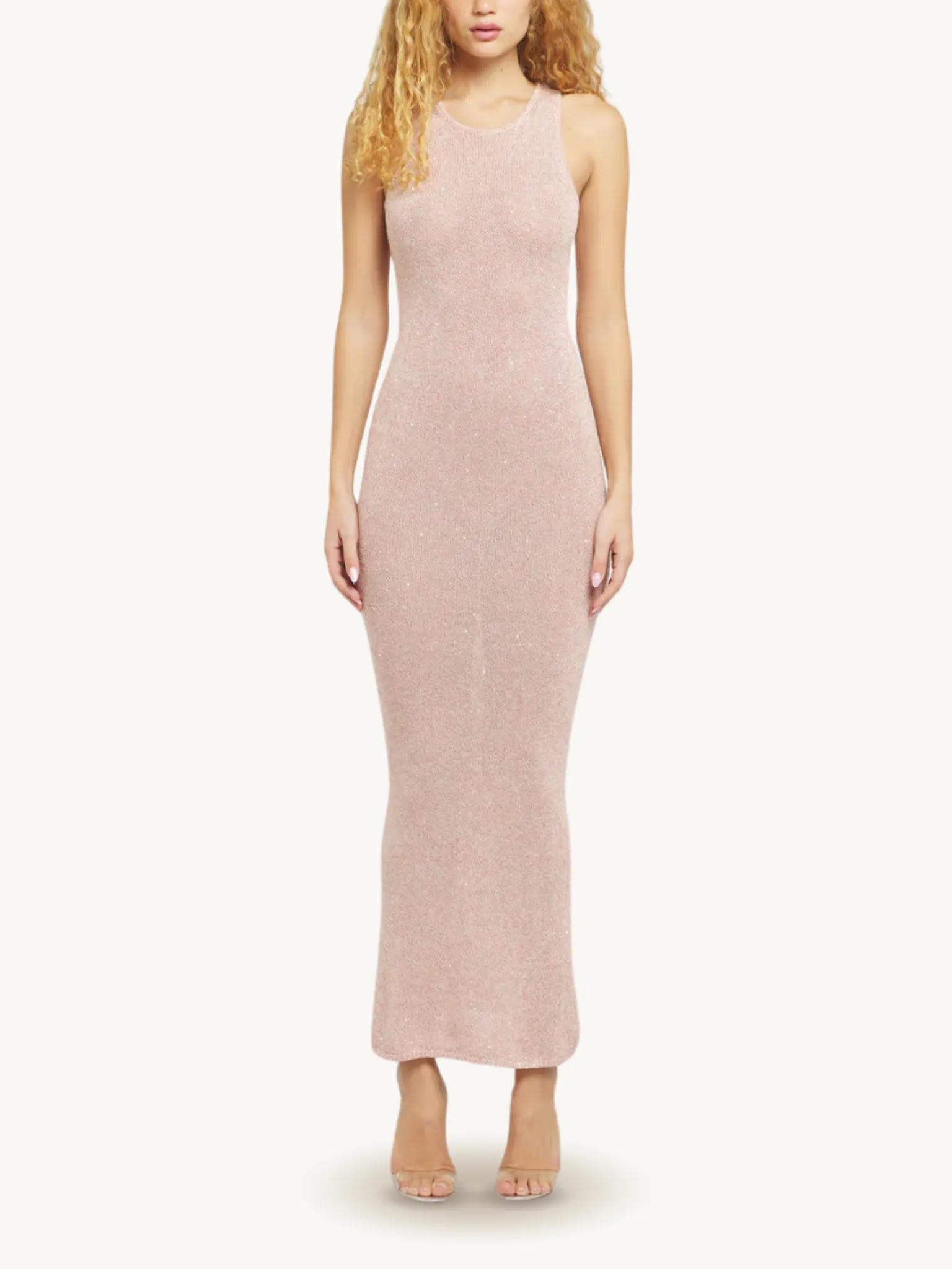 Natalia Dress - Blush Sequin sold by Asta Resort product image thumbnail 2