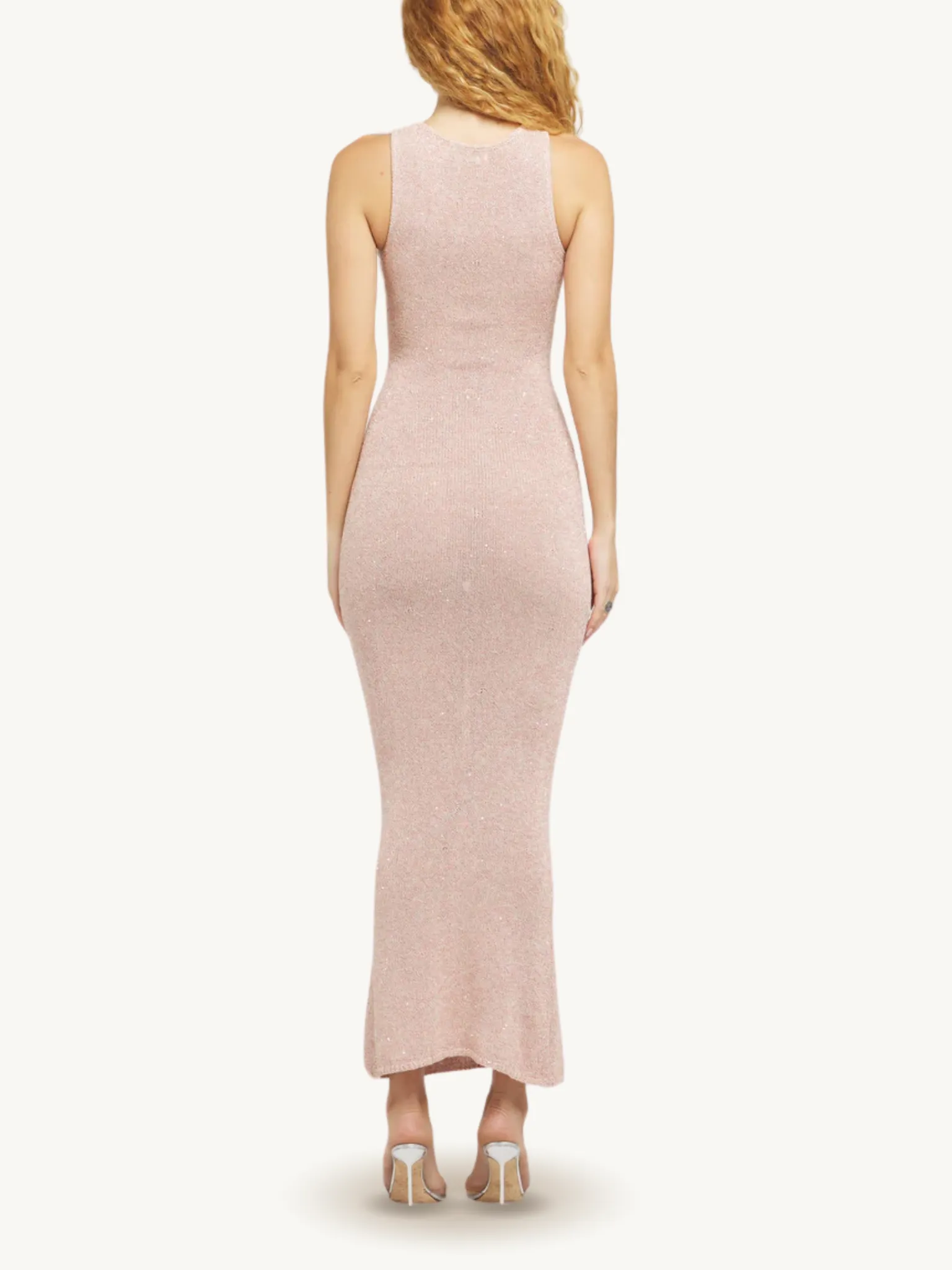 Natalia Dress - Blush Sequin sold by Asta Resort product image thumbnail 3