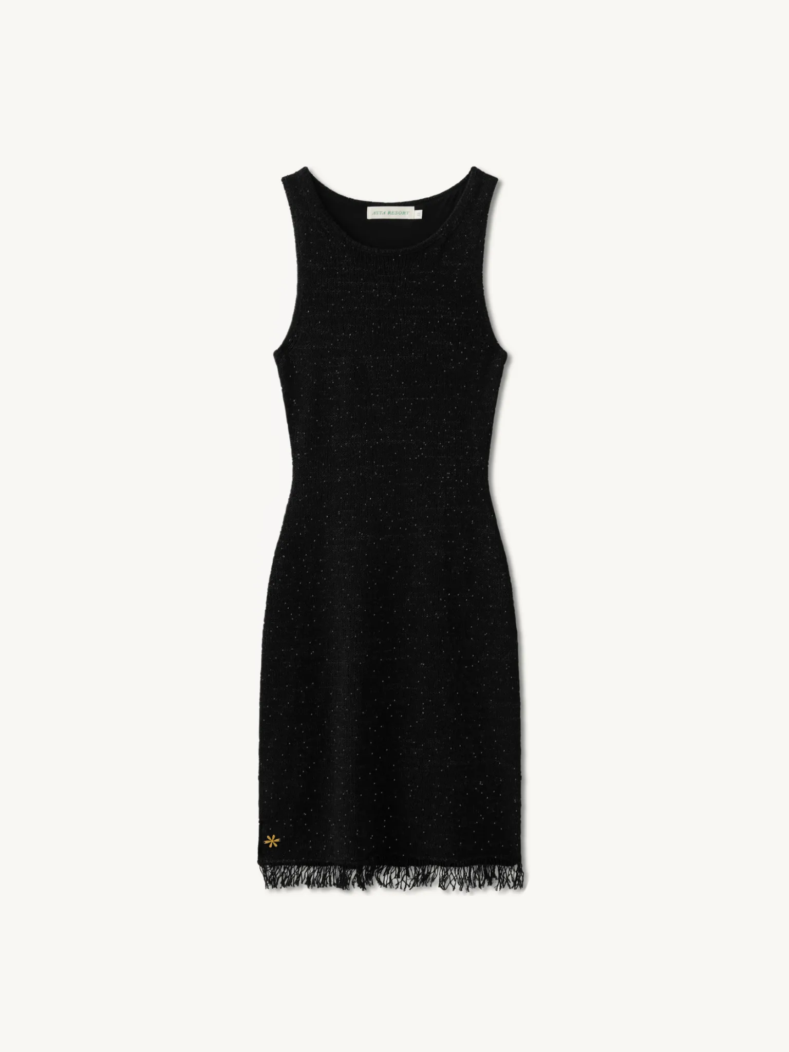 Natalia Mini Dress - Black Sequin sold by Asta Resort